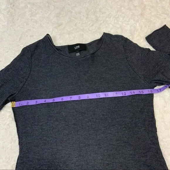 🚨 Line The Label Cashmere Blend Ribbed Sweater - Picture 7 of 8